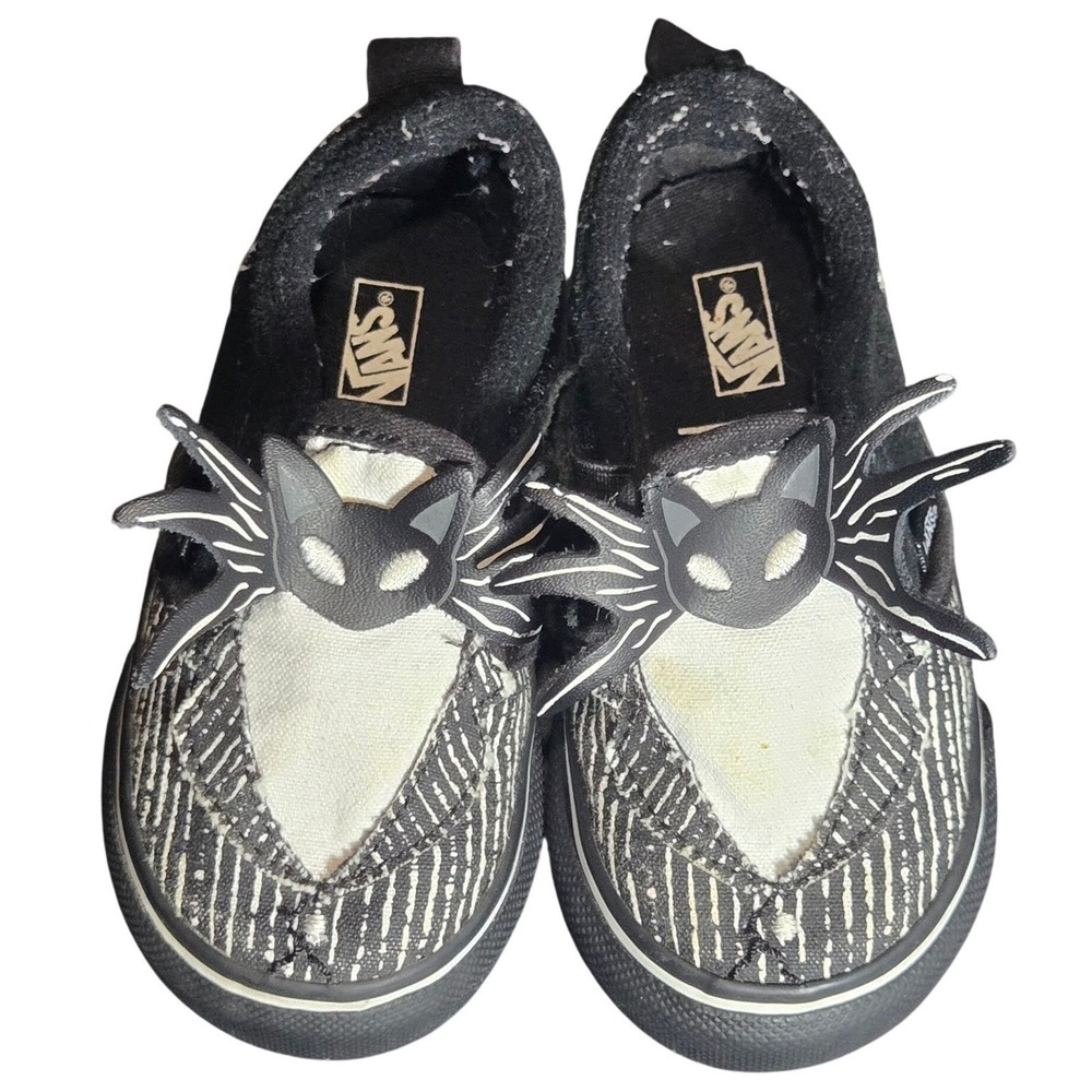 Vans‎ Toddler Nightmare Before Christmas Jack Skellington Shoes 5 Halloween Goth